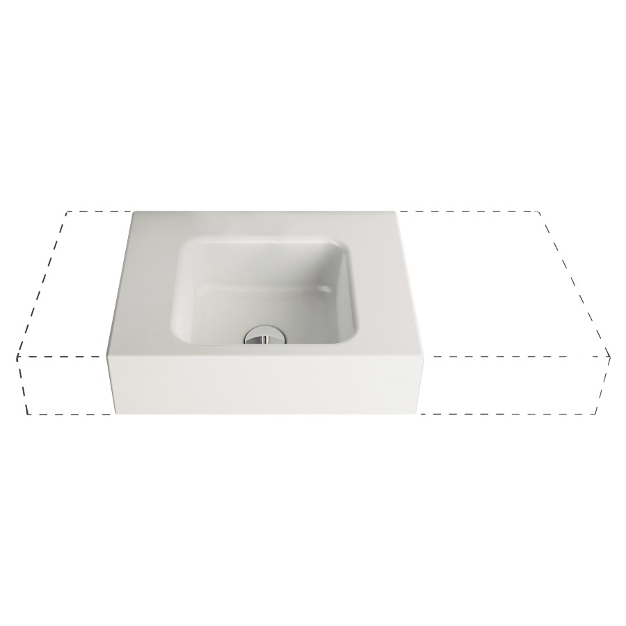 Lave-mains MERO MINI VARIO
32-80 x 30-55 x 12,5 cm, acier
sans trop-plein, lavabo à
gauche, MESURES EXACTES
SELON PRISE DE MESURE