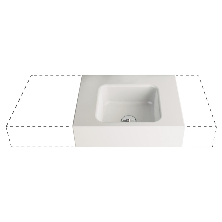 Lave-mains MERO MINI VARIO
32-80 x 30-55 x 12,5 cm, acier
sans trop-plein, lavabo à
droite, MESURES EXACTES
SELON PRISE DE MESURE