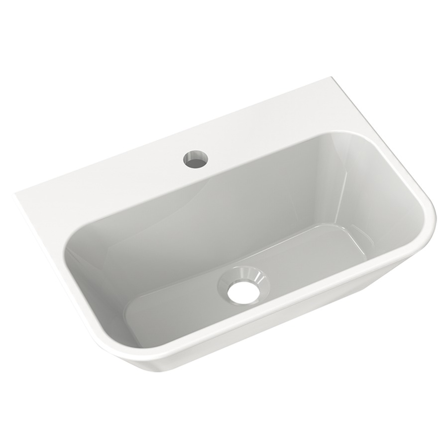 Lavabo HEWI
51 x 35 cm, coulée minérale
sans trop-plein