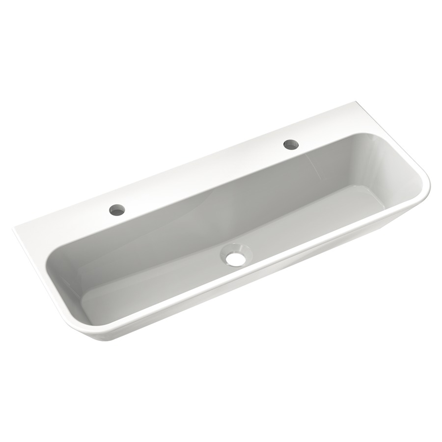 Lavabo HEWI
90 x 35 cm, coulée minérale
sans trop-plein