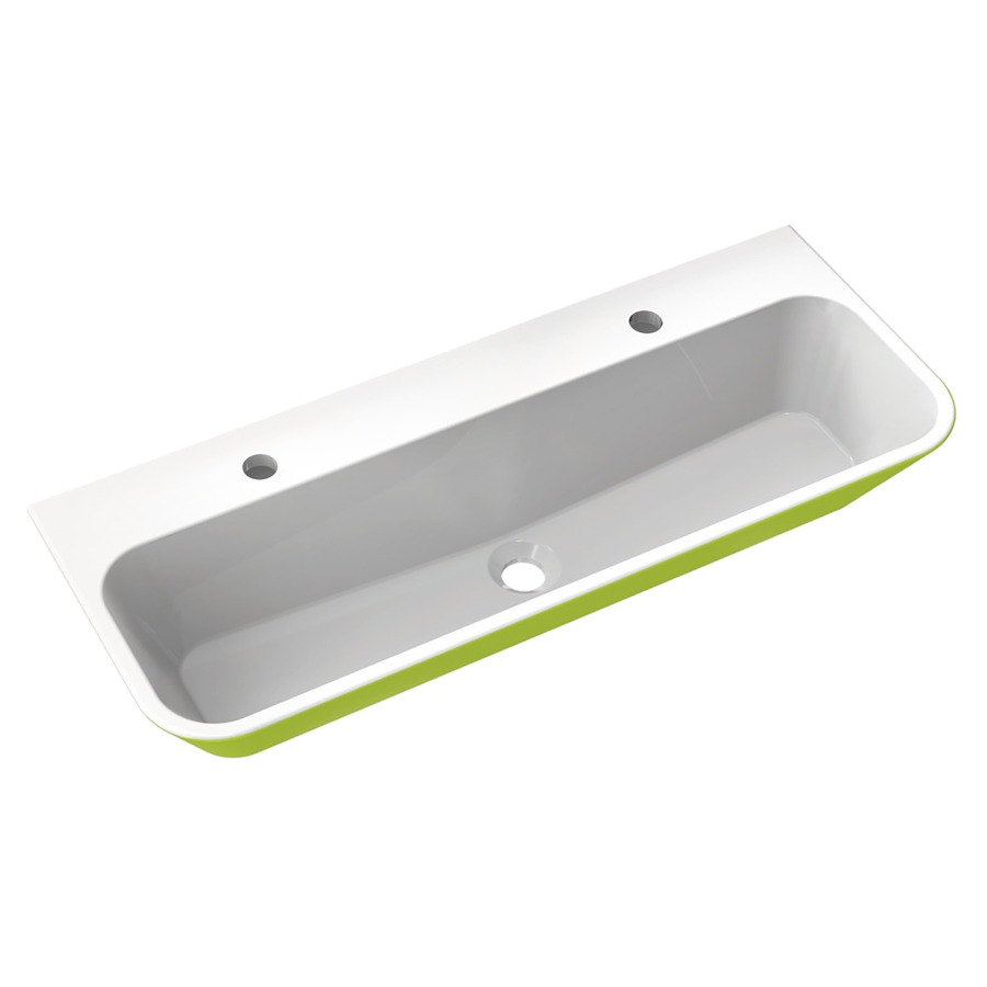 Lavabo HEWI
90 x 35 cm, coulée minérale
sans trop-plein