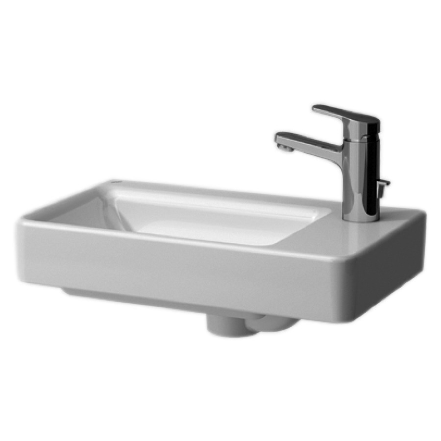 Lave-mains PRO S
48 x 28 cm, céramique
avec trop-plein