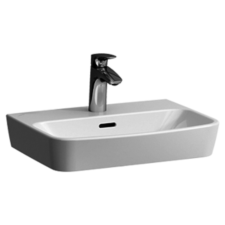 Lavabo à poser MODERNA R
48 x 36 cm, céramique
avec trop-plein