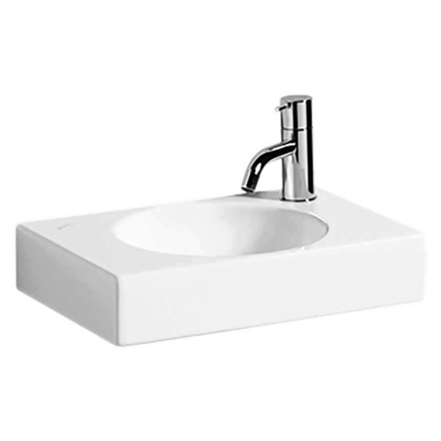 Lave-mains PRECIOSA II
40 x 28 cm, céramique
pour meuble suspendu, trou
sans trop-plein