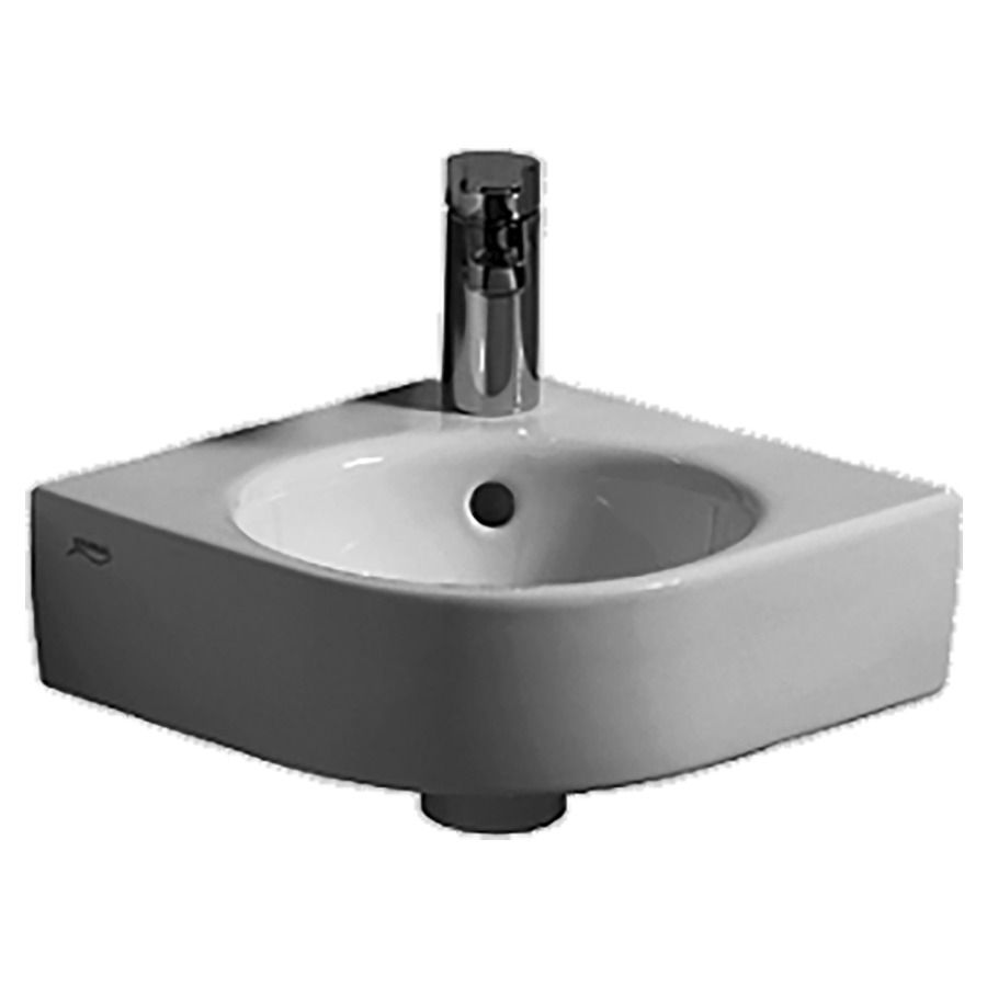 Lave-mains d'angle RENOVA
COMPACT, 32 x 32 cm
céramique, pour meuble
suspendu, avec trop-plein