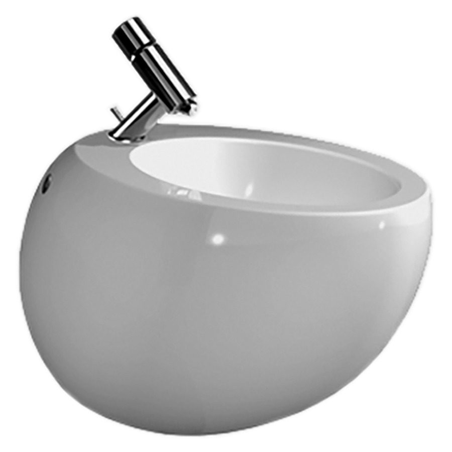 Bidet mural ALESSI ONE
58,5 x 39 cm, céramique
système de vidage et
de trop-plein Clou
matériel de fixation