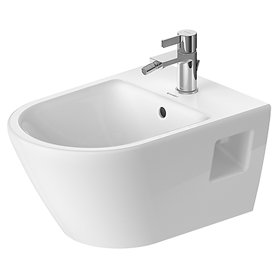Bidet mural D-NEO
54 x 37 cm, céramique, avec
trop-plein