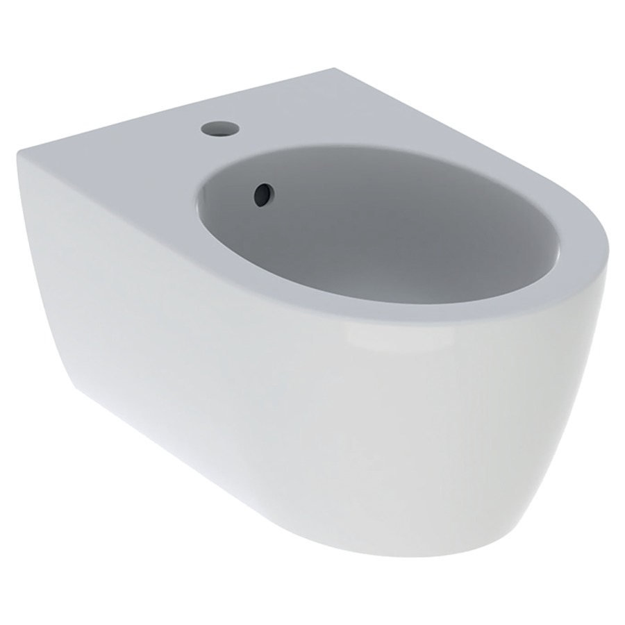 Bidet mural ICON
céramique, forme fermée
avec trop-plein