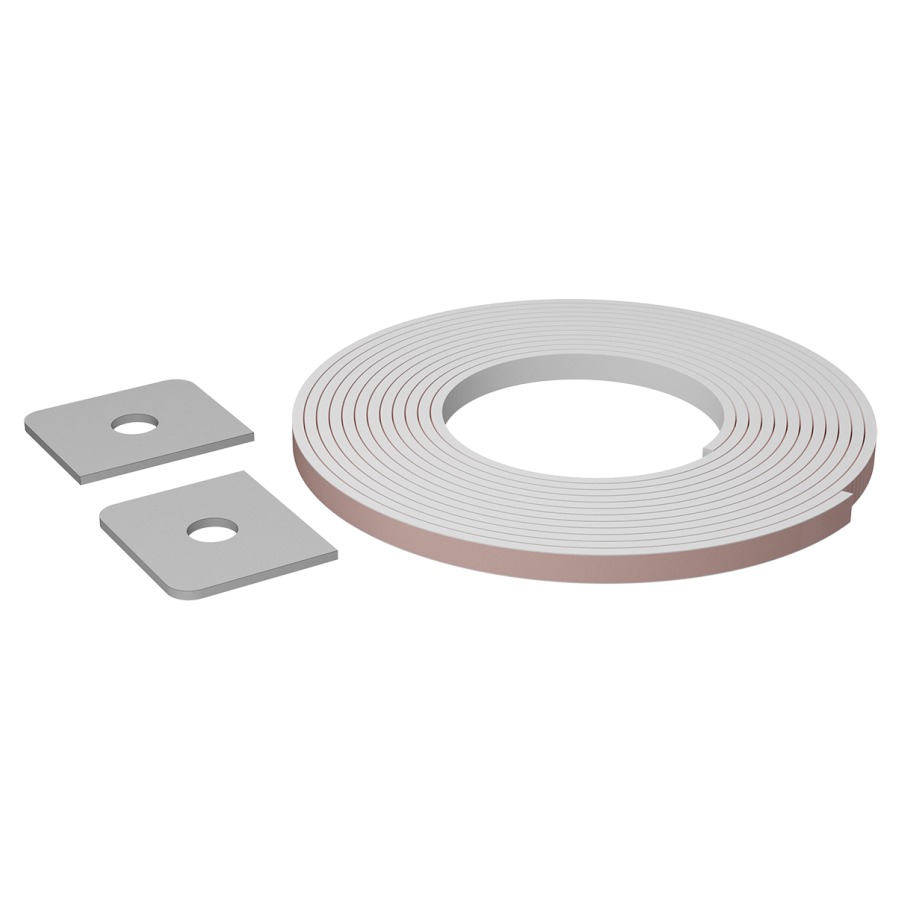 ISO-SET d'isolation phonique
pour cuvette et bidet murale
fixation invisible, pour Duravit
Villeroy & Boch, Toto
GSI, Catalano
1.8 m bande de caoutchouc
2 bases en caoutchouc
eco 2, SIA 181