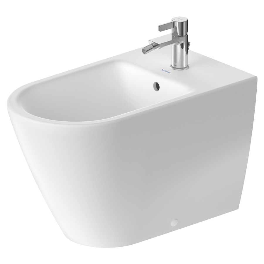 Bidet au sol D-NEO
65 x 37 cm, céramique
avec trop-plein
matériel de fixation