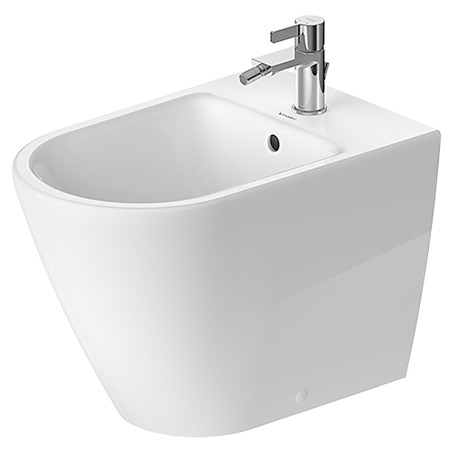 Bidet au sol D-NEO
58 x 37 cm, céramique
back to wall, avec trop-plein
matériel de fixation
