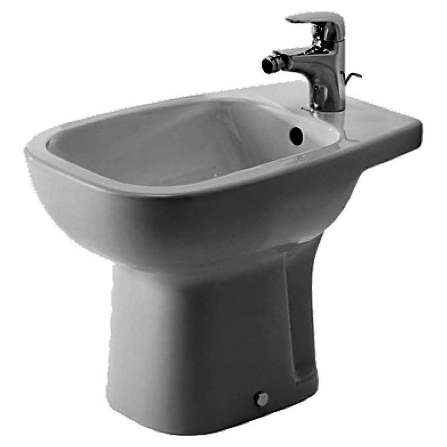Bidet au sol D-CODE
54 x 35 cm, céramique
avec trop-plein, avec matériel
de fixation