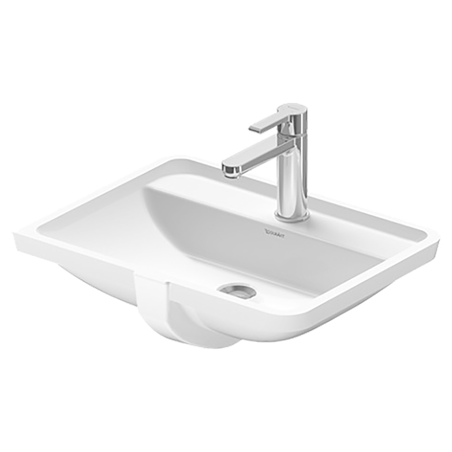 Lavabo à encastrer STARCK 3
49 x 36,5 cm, céramique
tablette de robinetterie
avec trop-plein