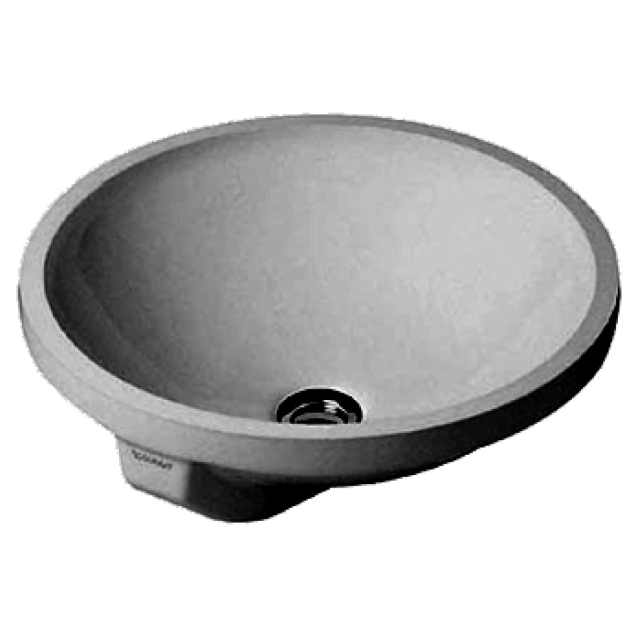 Lavabo à encastrer ARCHITEC
D 40 cm, céramique, avec
trop-plein, sans tablette pour
robinetterie, poli, avec
matériel fixation pour montage
dans bois