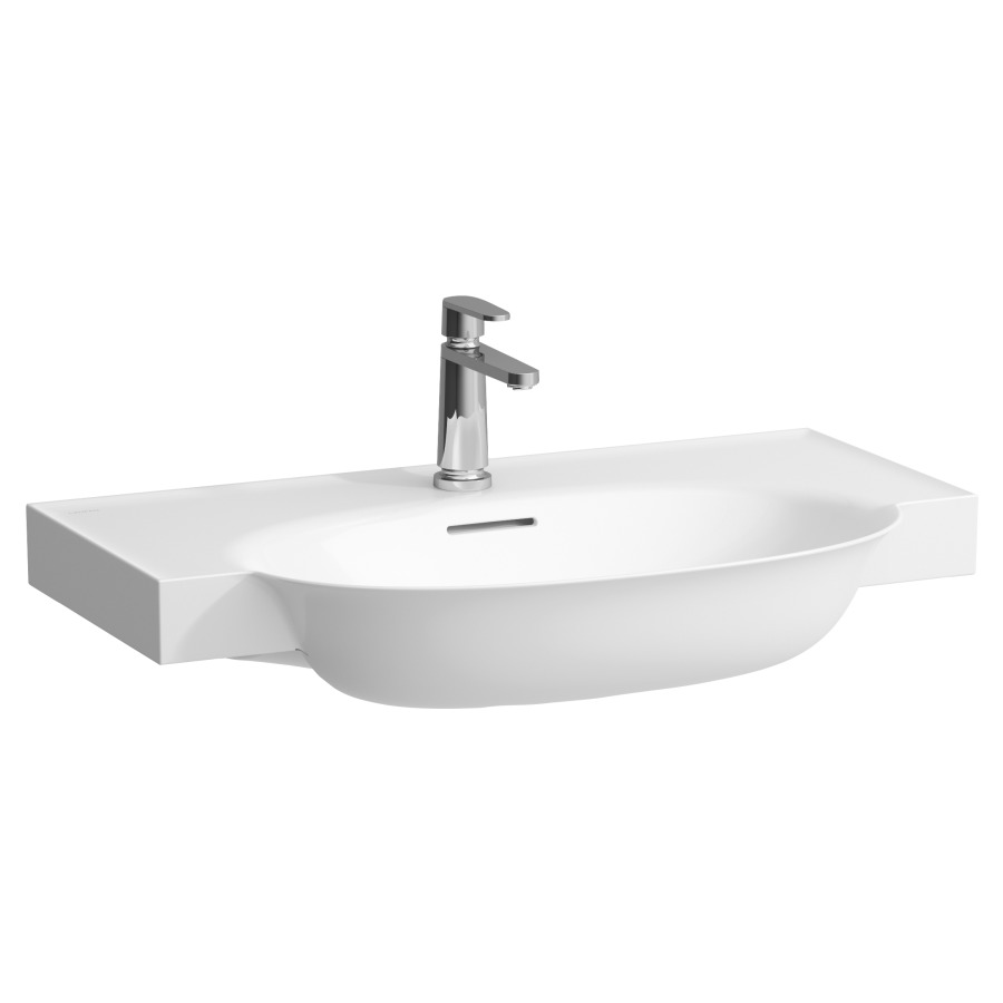 Lavabo THE NEW CLASSIC
80 x 48 cm, SaphirCéramique
pour meuble suspendu
avec trop-plein