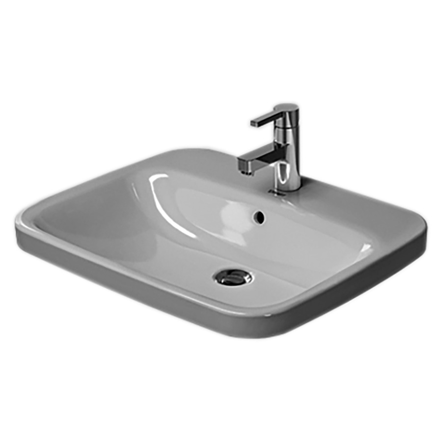 Lavabo à insérer DURASTYLE
56 x 45,5 cm, céramique
avec trop-plein