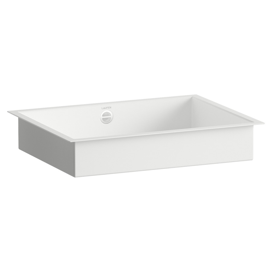 Lavabo à encastrer METAPHOR
50,4 x 37,9 x 11,1 cm
acier vitrifié à l'intérieur
et à l'extérieur, avec
trop-plein, matériel de
fixation, garniture
d'écoulement chromée
