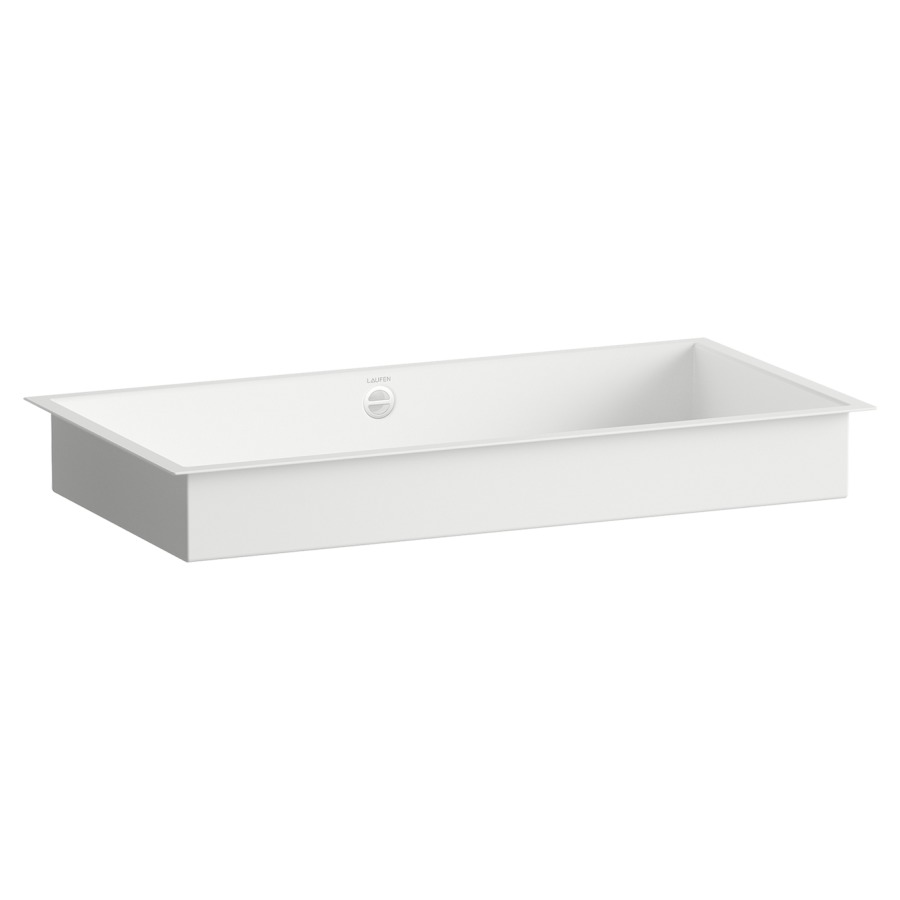 Lavabo à encastrer METAPHOR
75,4 x 37,9 x 11,1 cm
acier vitrifié à l'intérieur
et à l'extérieur, avec
trop-plein, matériel de
fixation, garniture
d'écoulement chromée