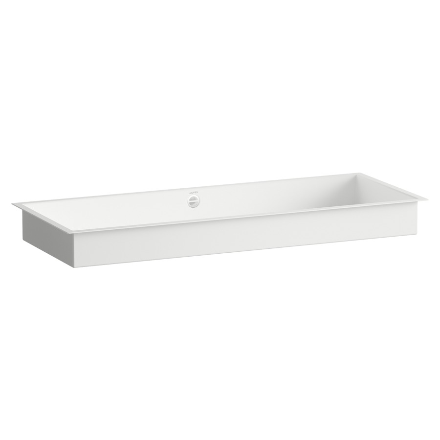 Lavabo à encastrer METAPHOR
100,4 x 37,9 x 11,1 cm
acier vitrifié à l'intérieur
et à l'extérieur, avec
trop-plein, matériel de
fixation, garniture
d'écoulement chromée