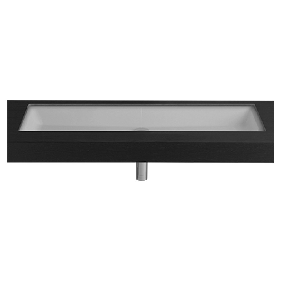 Lavabo à encastrer STUDIO
103 x 36,3 cm, acier
sans trop-plein