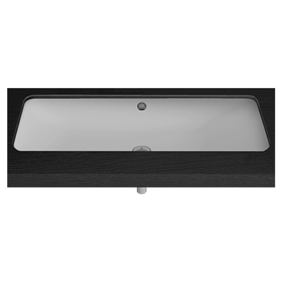 Lavabo à encastrer CONTURA
72,6 x 35,8 cm, acier
avec trop-plein, avec
garniture de trop-plein chromé