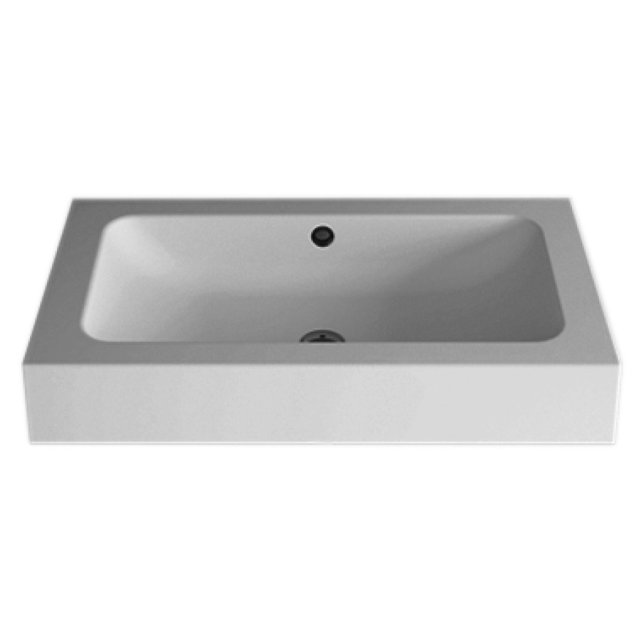 Lavabo CONTURA
85 x 50 x 14 cm, acier
pour montage mural
matériel de fixation
avec trop-plein