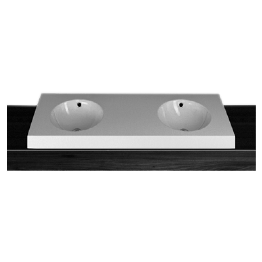 Lavabo double à poser Orbis