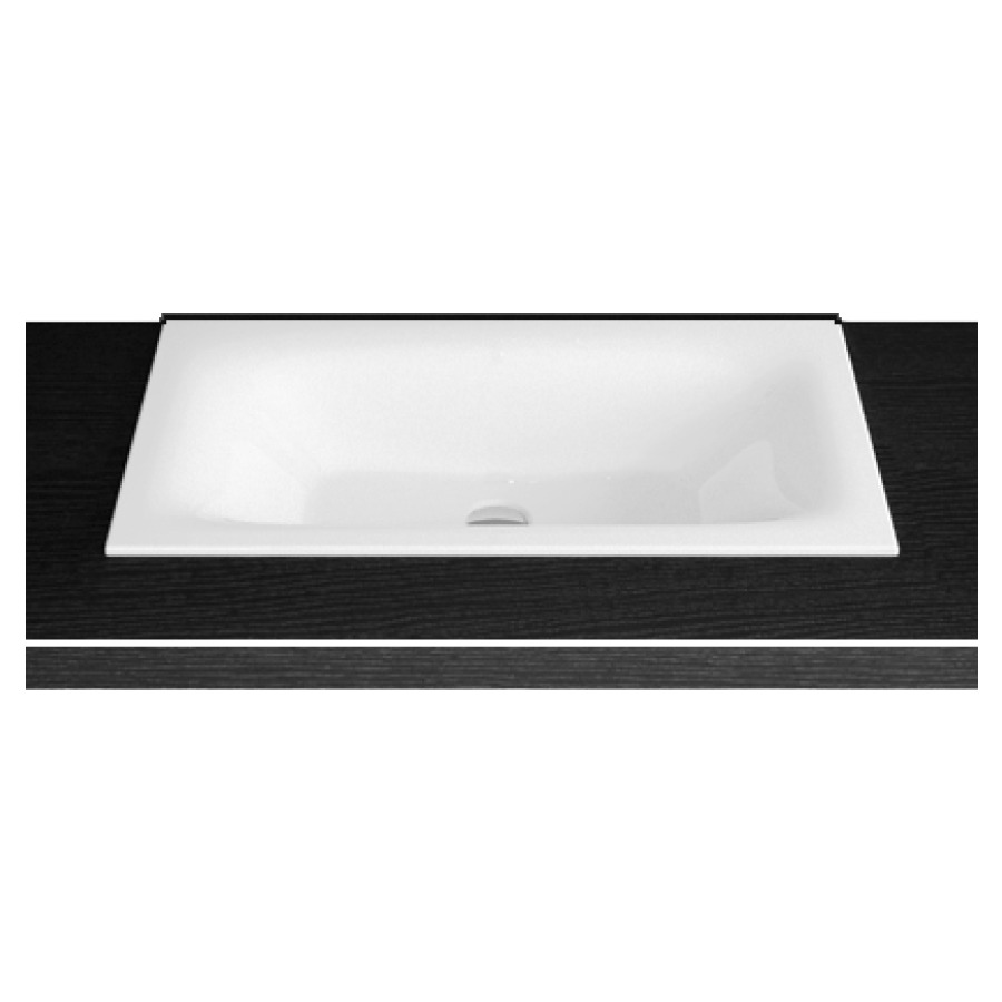 Lavabo à insérer VIVA
80 x 42,5 x 1 cm, acier
matériel de fixation
sans trop-plein
sans tablette de robinetterie