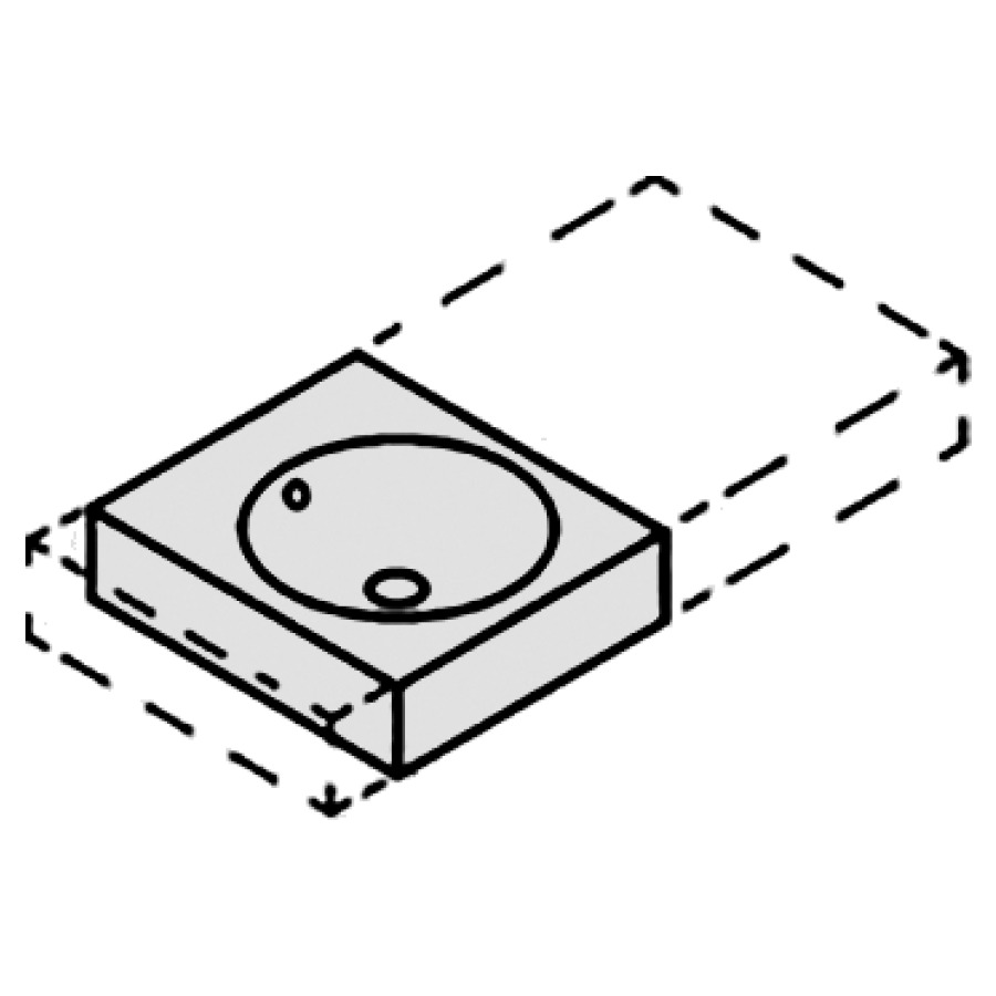 Lavabo ORBIS VARIO
44-102 x 45 x 12,5 cm, acier
avec trop-plein, sans tablette
de robinetterie, lavabo à
gauche, MESURES EXACTES
SELON PRISE DE MESURE