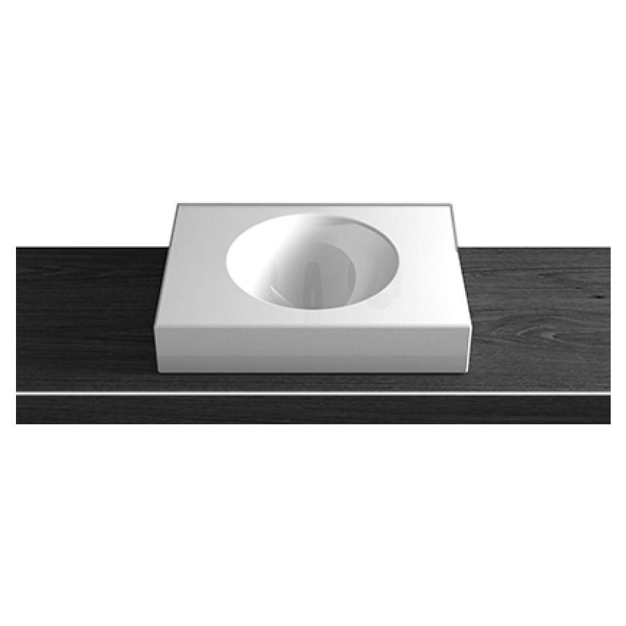 Lavabo à poser ORBIS MINI
40 x 30 x 8 cm, acier
sans trop-plein