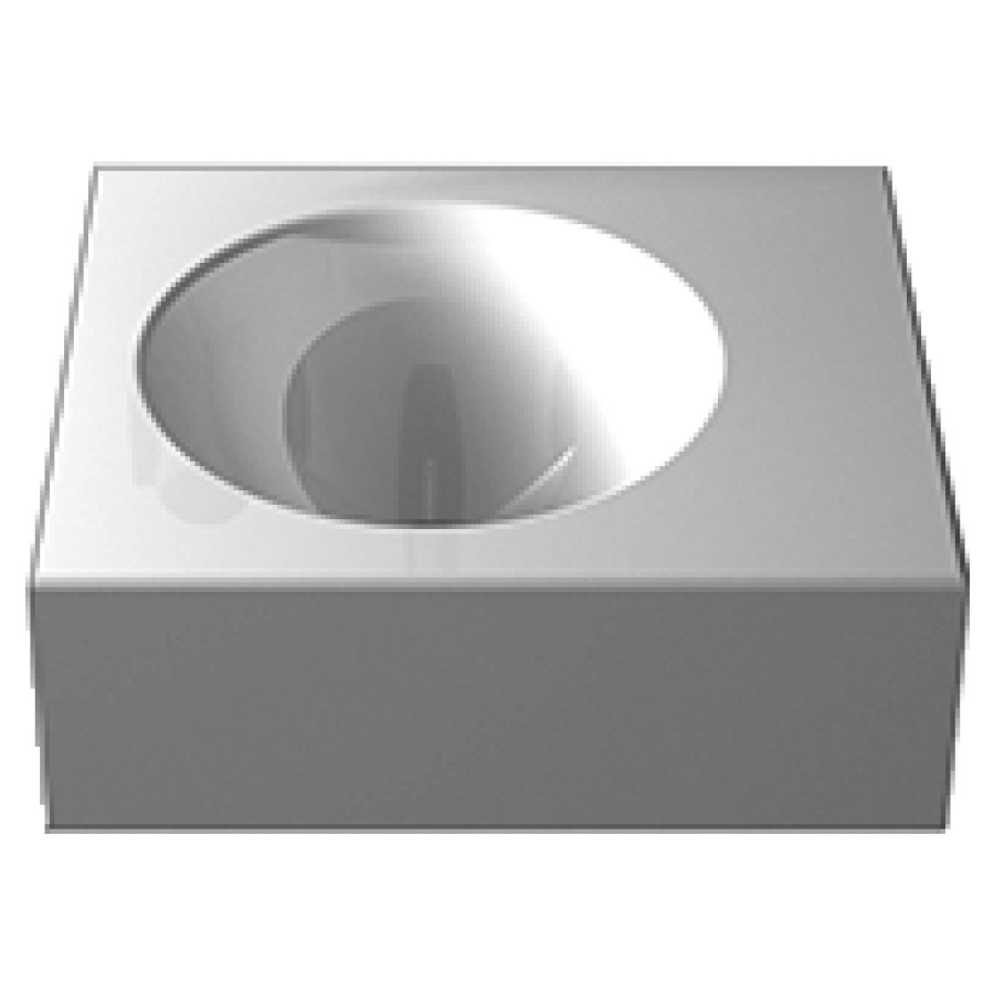 Lavabo ORBIS MINI
35 x 30 x 12,5 cm, acier
sans trop-plein, lavabo à
gauche