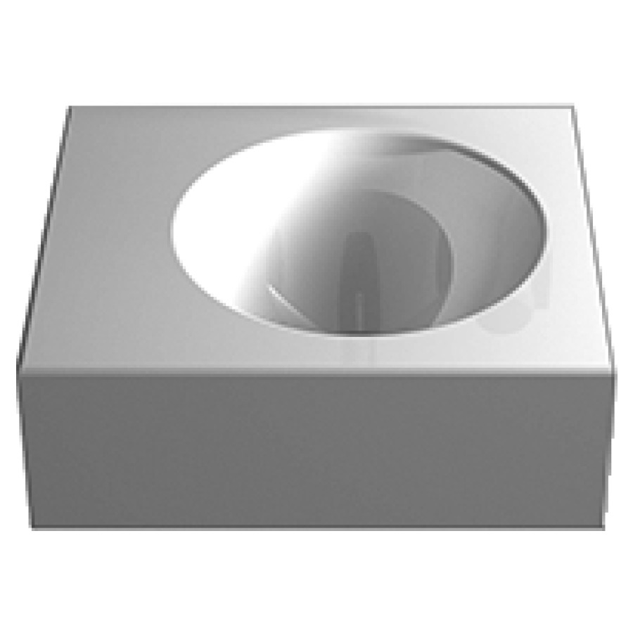 Lavabo ORBIS MINI
35 x 30 x 12,5 cm, acier
sans trop-plein, lavabo à
droite