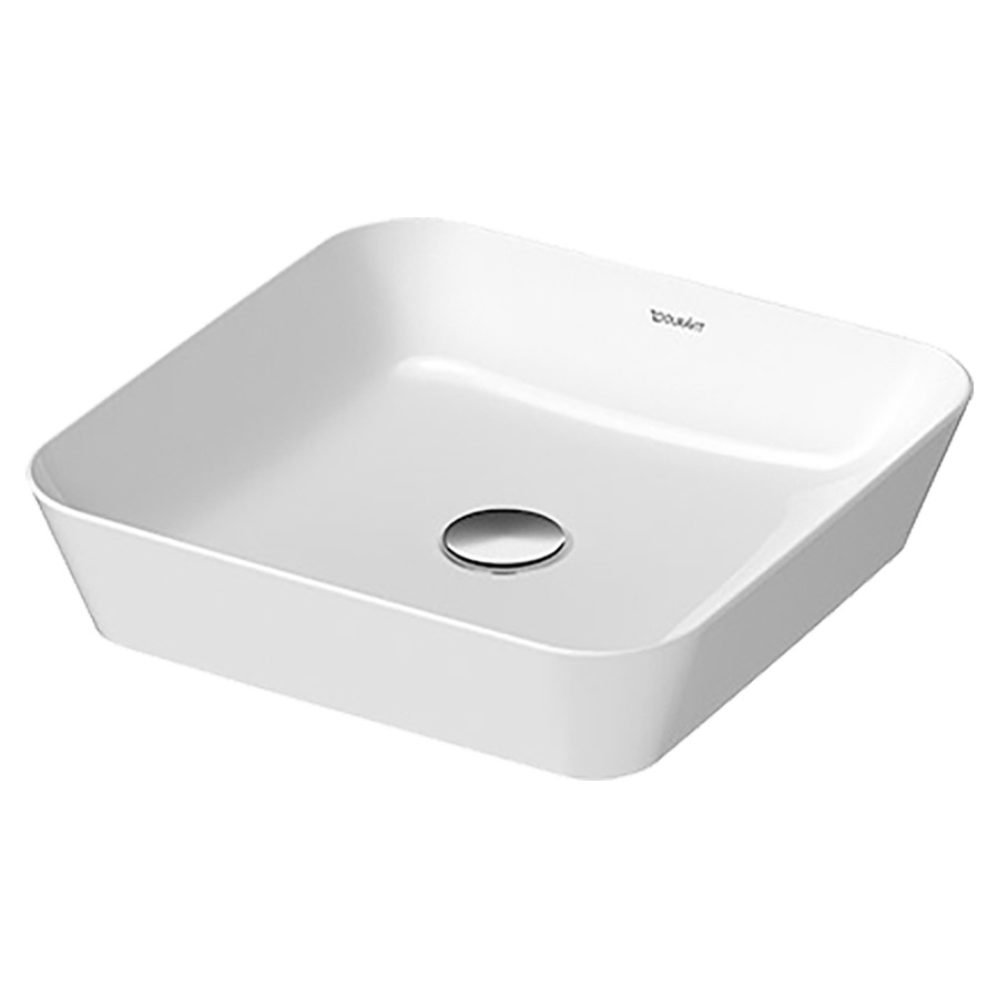Lavabo à poser CAPE COD
43 x 43 cm, céramique
DuraCeram, sans trop-plein
coloris intérieur blanc mat