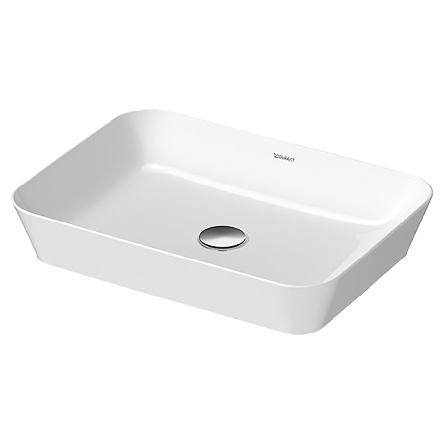 Lavabo à poser CAPE COD
55 x 40 cm, céramique
DuraCeram, sans trop-plein
coloris intérieur blanc mat