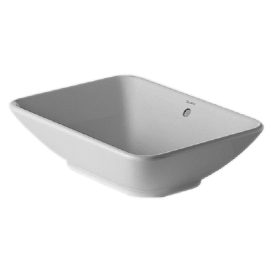Lavabo à poser BACINO
55 x 42 cm, céramique
avec trop-plein
matériel de fixation