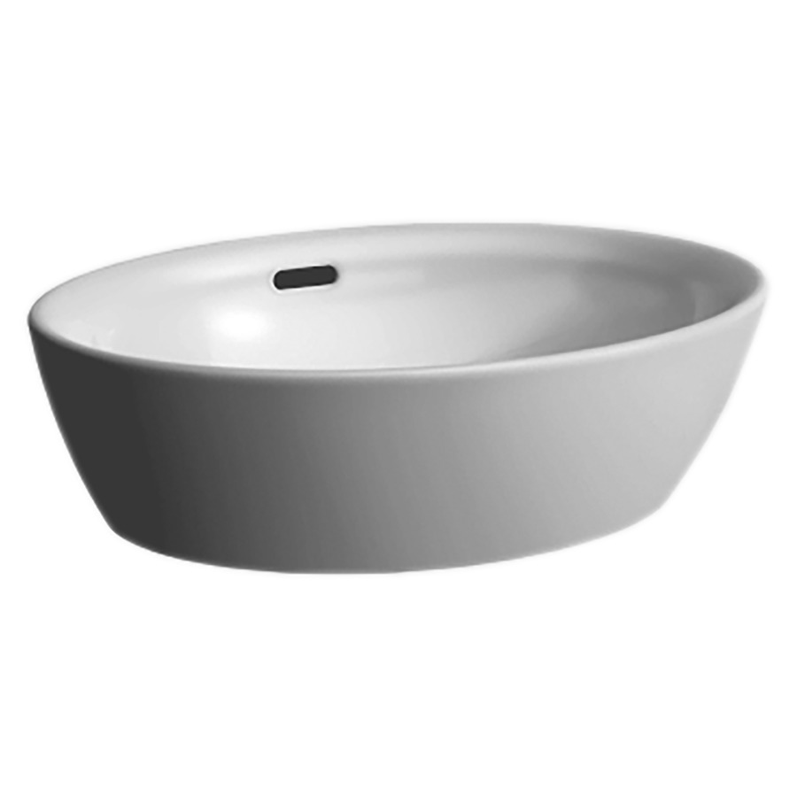 Lavabo à poser PRO
52 x 39 cm, céramique, oval
avec trop-plein, gabarit
matériel de fixation