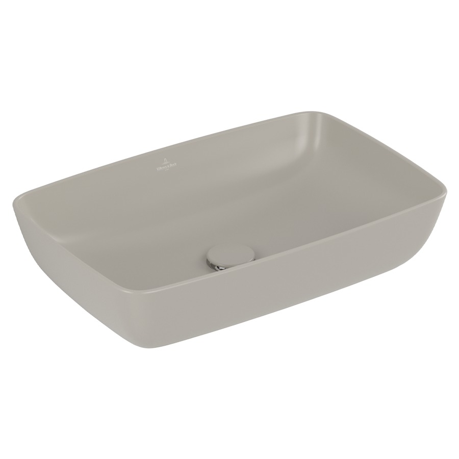 Lavabo à poser ARTIS
58 x 38 cm, céramique
anguleux, sans trop-plein