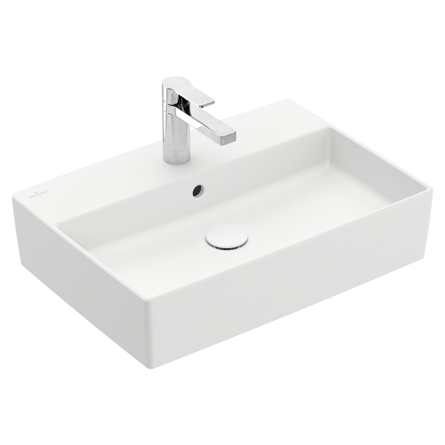 Lavabo à poser MEMENTO 2.0
60 x 42 cm, TitanCeram
avec trop-plein