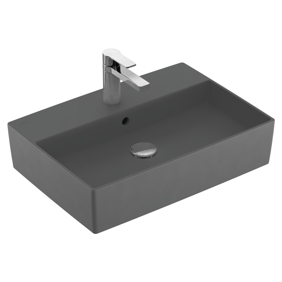 Lavabo à poser MEMENTO 2.0
60 x 42 cm, TitanCeram
avec trop-plein