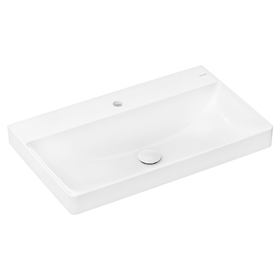 Lavabo XELU Q
80 x 48 x 8 cm
céramique, sans trop-plein
SmartClean, avec garniture
d'écoulement non verrouillable
adapté au soubassement 243 039