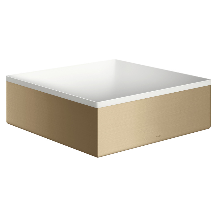 Lavabo à poser SUITE
28,5 x 28,5 cm, H 9,5 cm
SolidSurface, sans trop-plein
