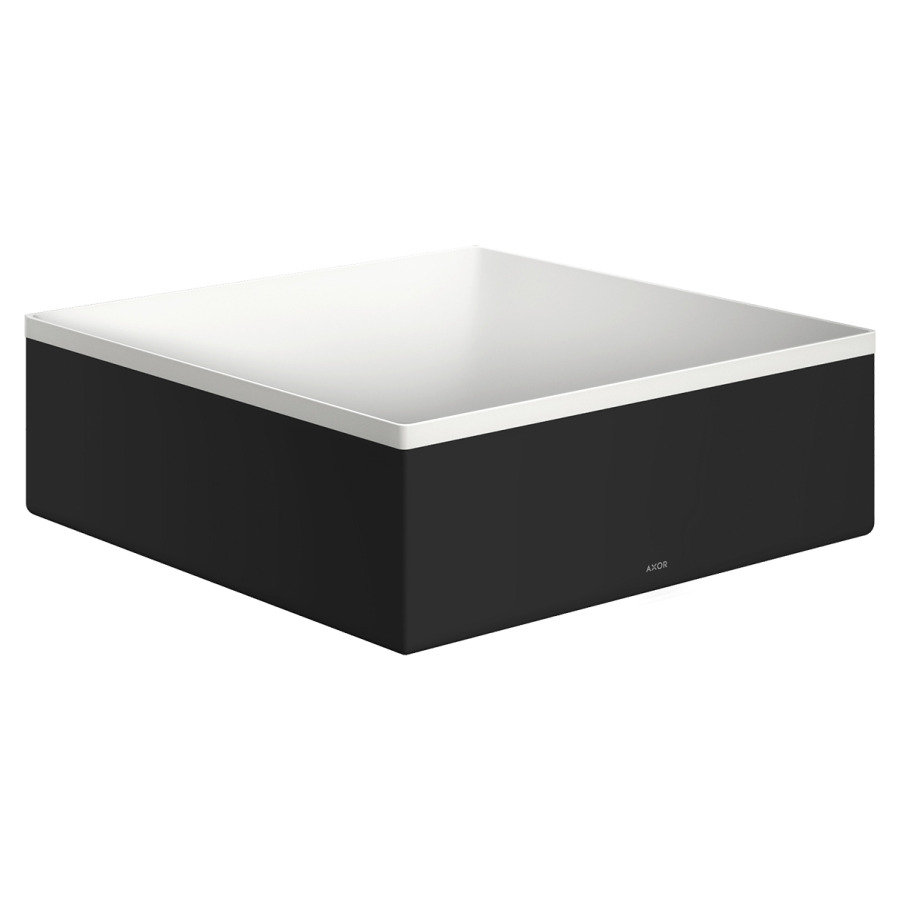 Lavabo à poser SUITE
28,5 x 28,5 cm, H 9,5 cm
SolidSurface, sans trop-plein