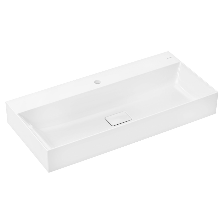 Lavabo XEVOLOS E
100 x 48 x 14 cm
céramique, sans trop-plein
SmartClean, avec garniture
d'écoulement non verrouillable
adapté au soubassement 243 010