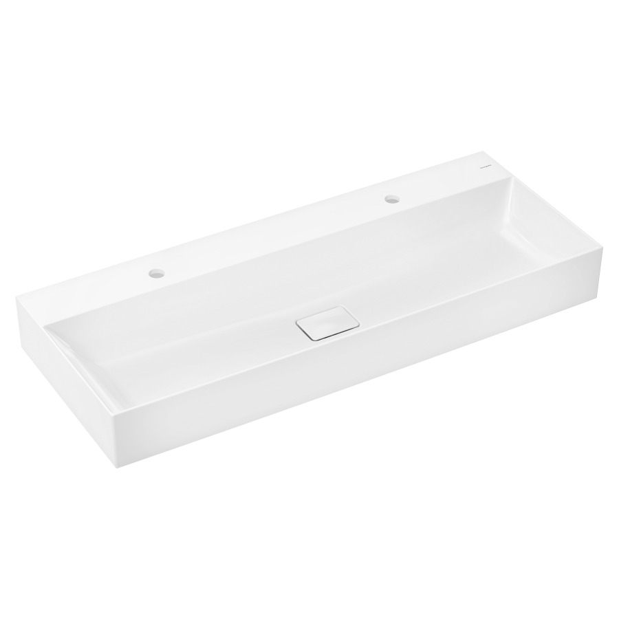 Lavabo XEVOLOS E
120 x 48 x 14 cm
céramique, sans trop-plein
SmartClean, avec garniture
d'écoulement non verrouillable
adapté au soubassement 243 011