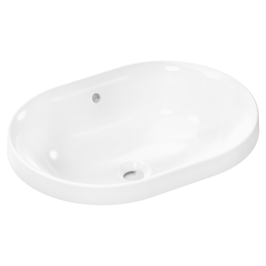 Lavabo à encastrer XUNIVA U
55 x 40 x 13 cm
céramique, avec trop-plein
sans garniture d'écoulement