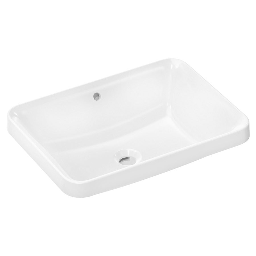 Lavabo à encastrer XUNIVA Q
55 x 40 x 13 cm
céramique, avec trop-plein
sans garniture d'écoulement