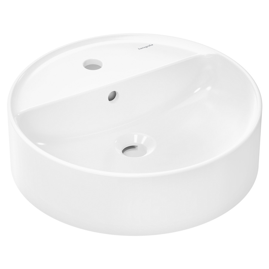Lavabo à poser XUNIVA S
45 x 45 x 14,5 cm
céramique, avec trop-plein
SmartClean, sans garniture
d'écoulement