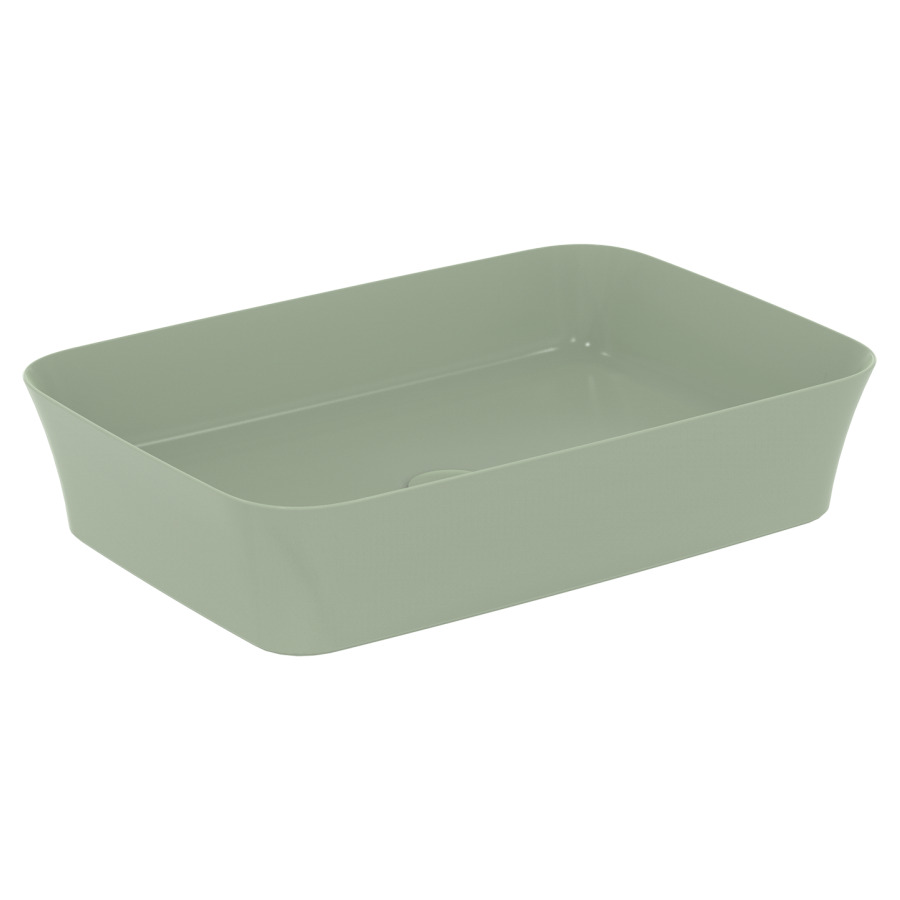 Lavabo à poser IPALYSS
55 x 12,5 x 38 cm, céramique
sans trop-plein, avec
matériel de fixation
(lavabos à poser colorés avec
vidage non obturable coloré
vidage non obturable blanc
853 192 doit être commandée
séparément)