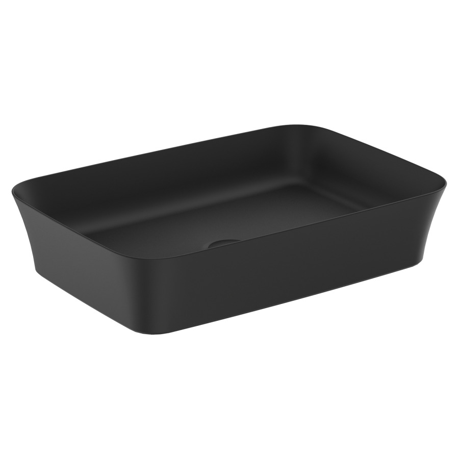 Lavabo à poser IPALYSS
55 x 12,5 x 38 cm, céramique
sans trop-plein, avec
matériel de fixation
(lavabos à poser colorés avec
vidage non obturable coloré
vidage non obturable blanc
853 192 doit être commandée
séparément)
