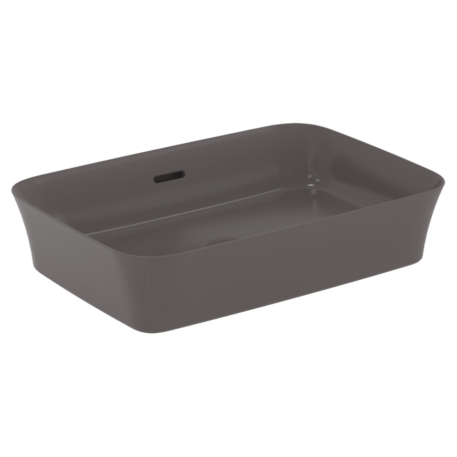 Lavabo à poser IPALYSS
55 x 14,5 x 38 cm, céramique
avec trop-plein, avec
matériel de fixation